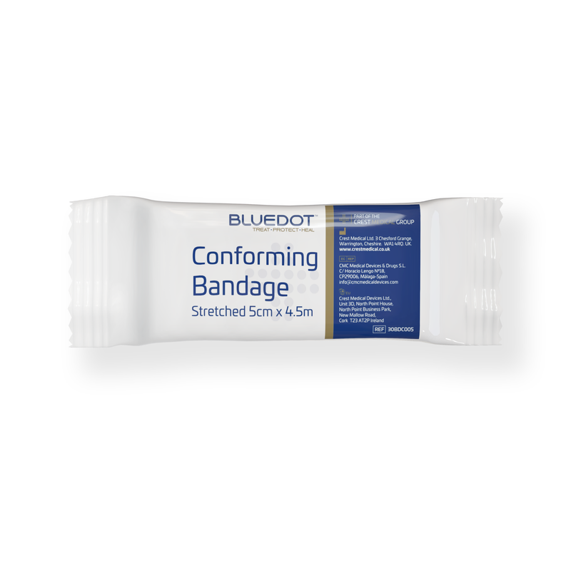 Blue Dot Conforming Bandage 5cm x 4.5 m (pack of 10)