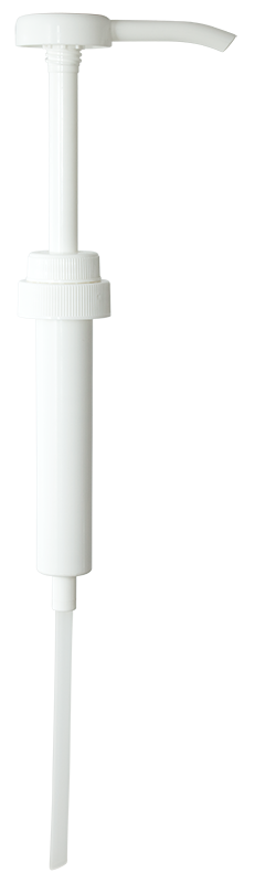 Pump dispenser to fit onto a 5 litre bottle. Each pump delivers 30ml of product and will provide accurate dosing for making up cleaning solutions. No waste, no mess. Dispenser are made to fit 5 litre bottles or containers and include a 23cm plastic tube to ensure full depth reach.