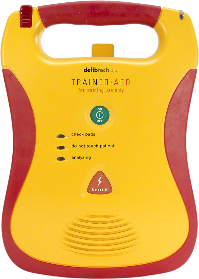 A training defibrillator