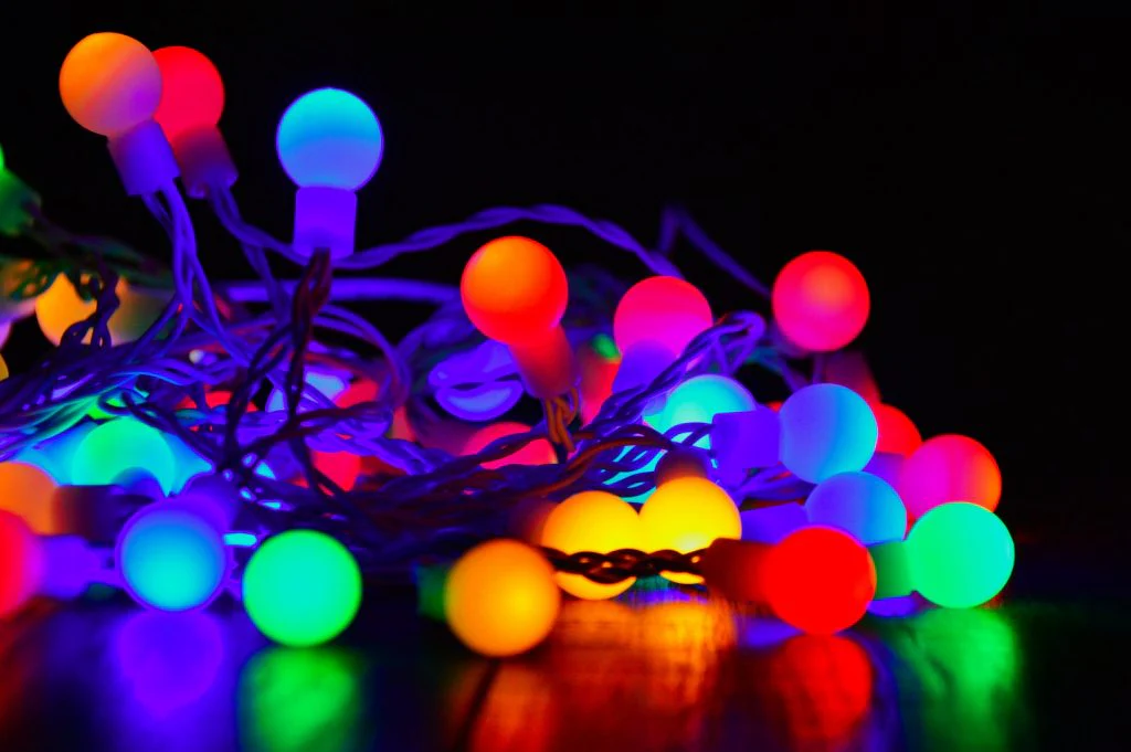 A string of fairy lights