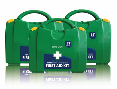 Three home and workplace first aid kits